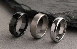 Tungsten, titanium eller stål – hvilken ring skal du vælge?